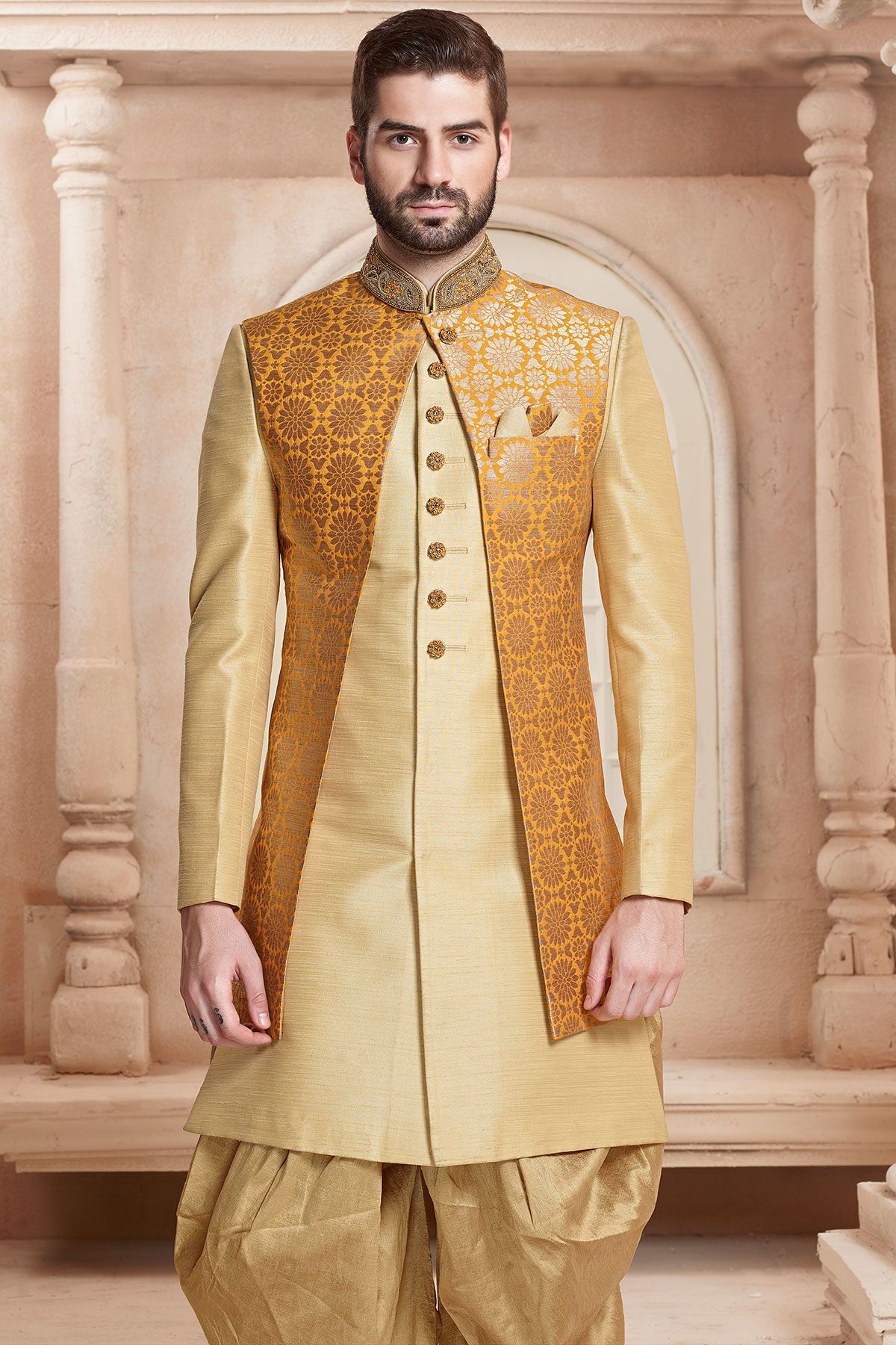 13 Latest Groom Dress Ideas For Haldi Ceremony